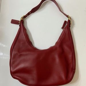 Coach Red Leather Satchel